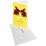 Carte de Pâques Duo de lapin 3