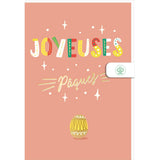 Carte de Pâques Joyeuses pâques rose 1
