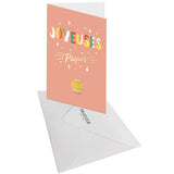 Carte de Pâques Joyeuses pâques rose 3