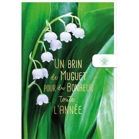 Carte 1er mai Un brin de muguet 1