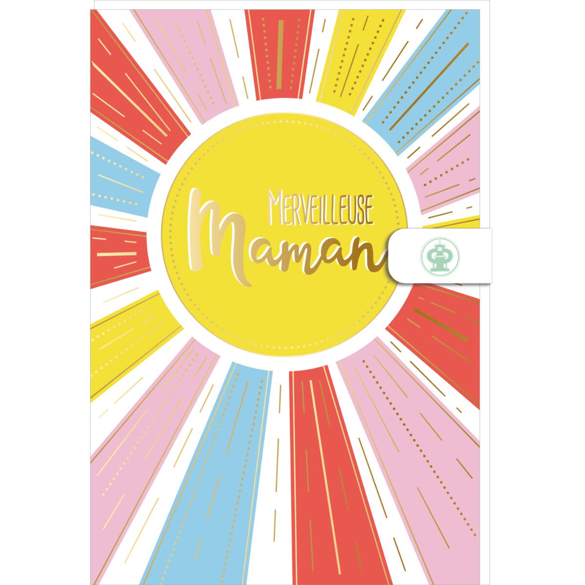 Carte Fête des mères Merveilleuse maman 1