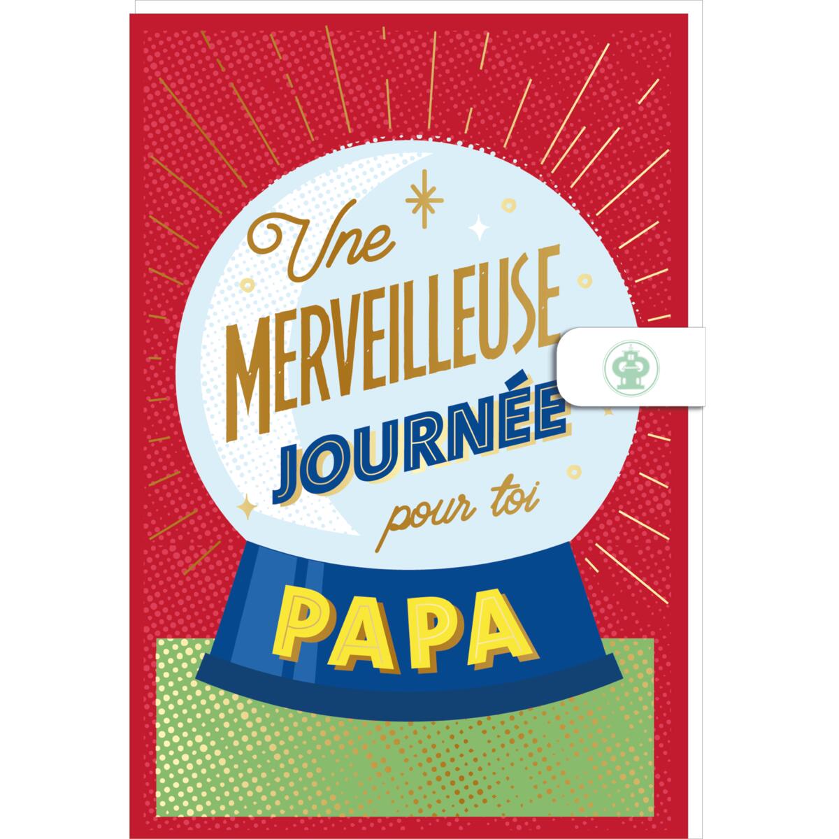Carte Fête des Pères Merveilleuse journée 1