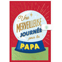 Carte Fête des Pères Merveilleuse journée 1