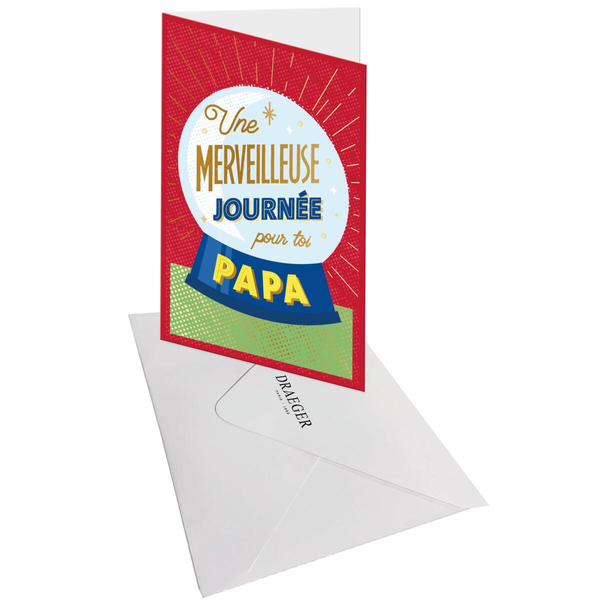 Carte Fête des Pères Merveilleuse journée 3