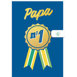 Carte Fête des Pères Médaille papa 1