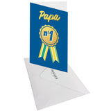 Carte Fête des Pères Médaille papa 3