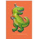 Carte anniversaire Signature Dinosaure 1