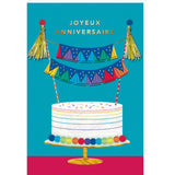Carte anniversaire Signature Gâteau 1