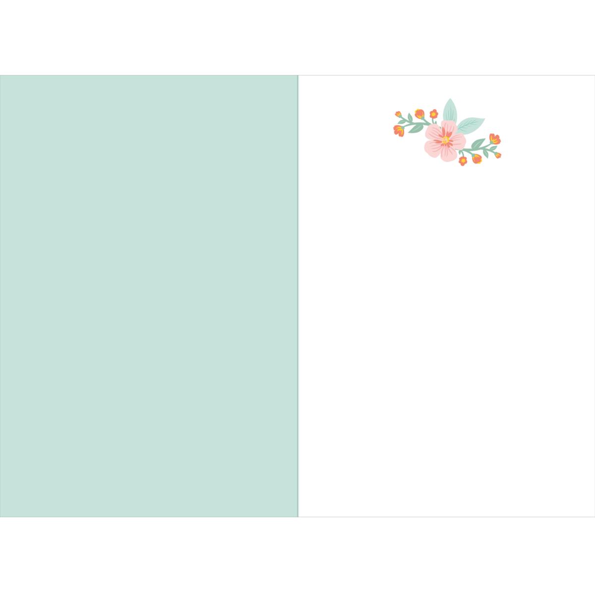 Carte anniversaire Signature Fleurs 2