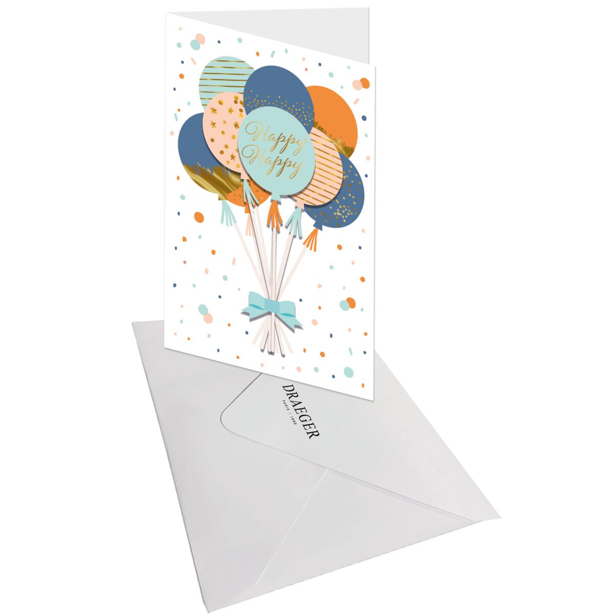 Carte anniversaire Signature Ballons 3