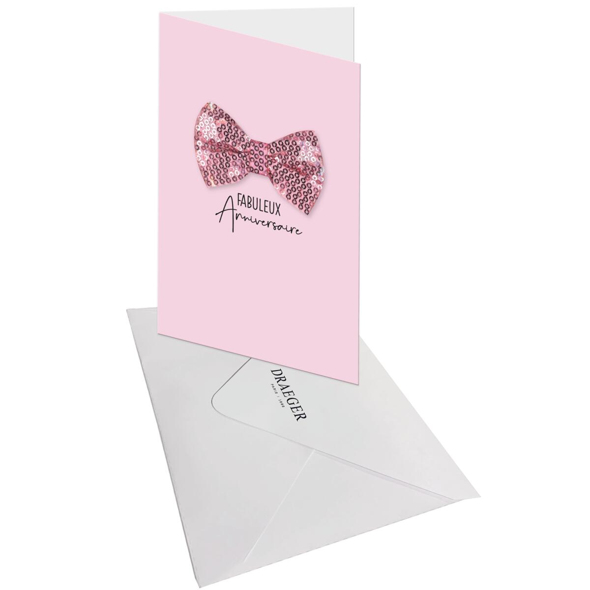 Carte anniversaire Signature Noeud papillon 3