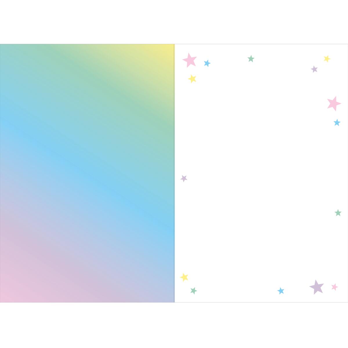 Carte anniversaire Signature Licorne journée magique 2