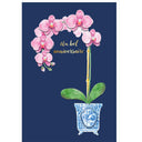 Carte anniversaire Signature Orchidée 1