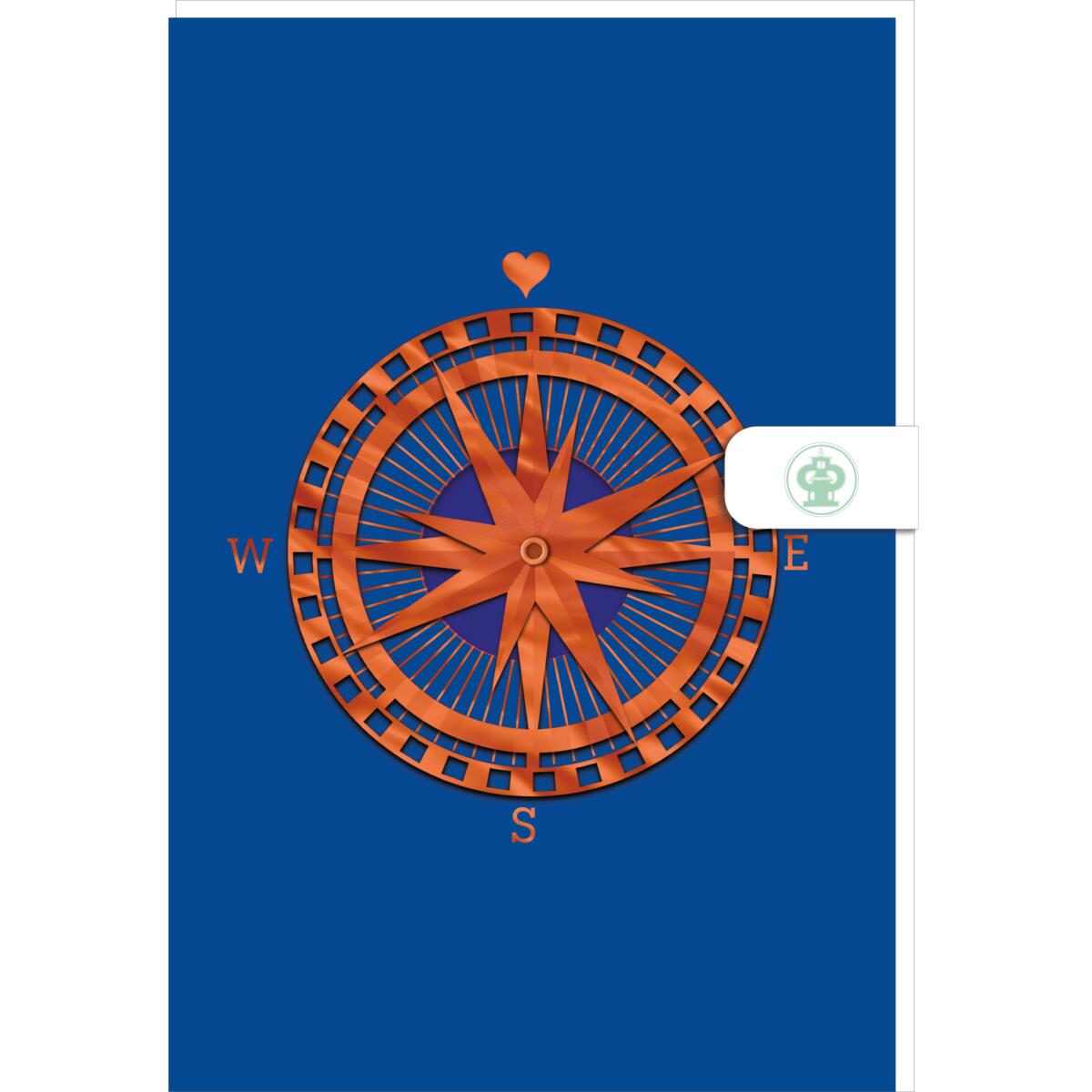 Carte Fête des Pères Boussole 1