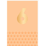 Carte anniversaire années 6 ans 1