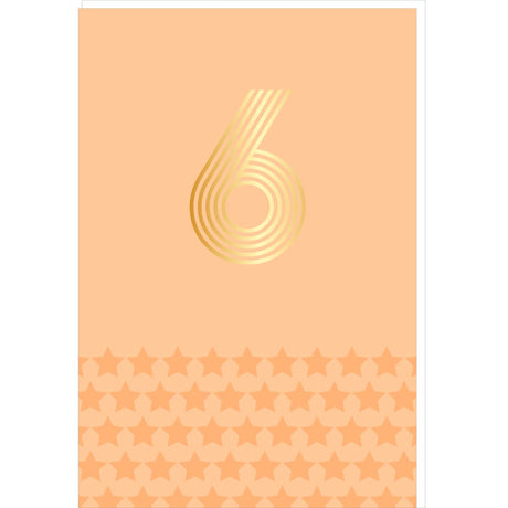 Carte anniversaire années 6 ans 1