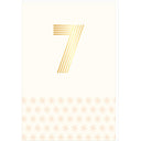 Carte anniversaire années 7 ans 1