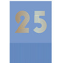 Carte anniversaire années 25 ans 1