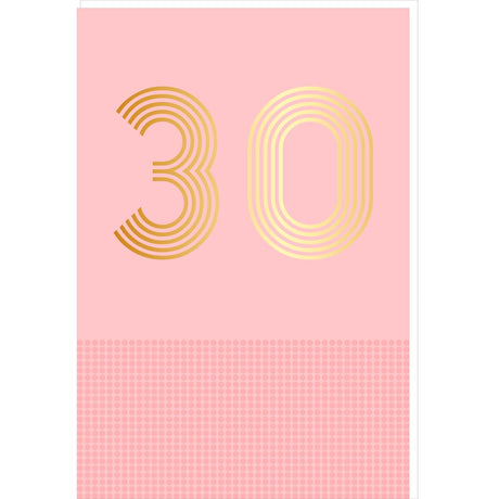 Carte anniversaire années 30 ans 1