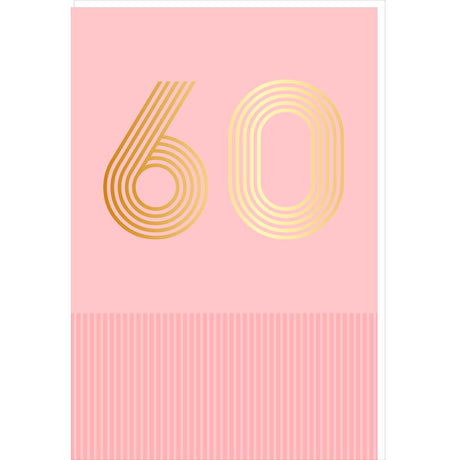 Carte anniversaire années 60 ans 1