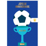 Carte anniversaire enfant Anniversaire foot 1