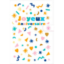 Carte anniversaire femme Anniversaire confetti 1