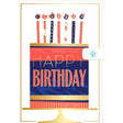 Carte anniversaire homme Cake happy birthday 1
