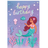 Carte anniversaire Signature Sirène 1