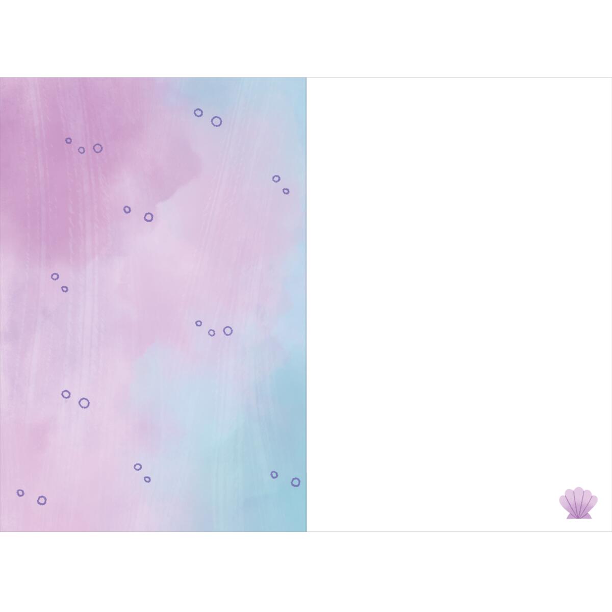 Carte anniversaire Signature Sirène 2