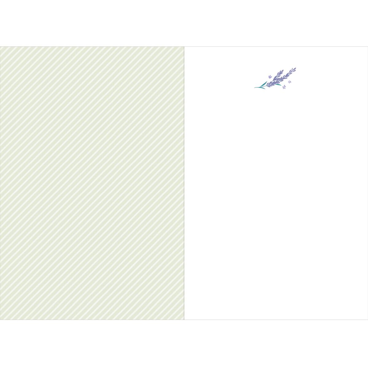 Tarjeta FIRMA Cisnes Blancos - 11,5 x 17 cm