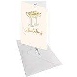 Tarjeta FIRMA Cisnes Blancos - 11,5 x 17 cm
