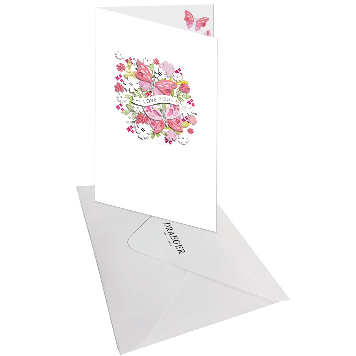 Carte anniversaire Signature I love you 3