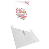 Tarjeta FIRMA Cisnes Blancos - 11,5 x 17 cm