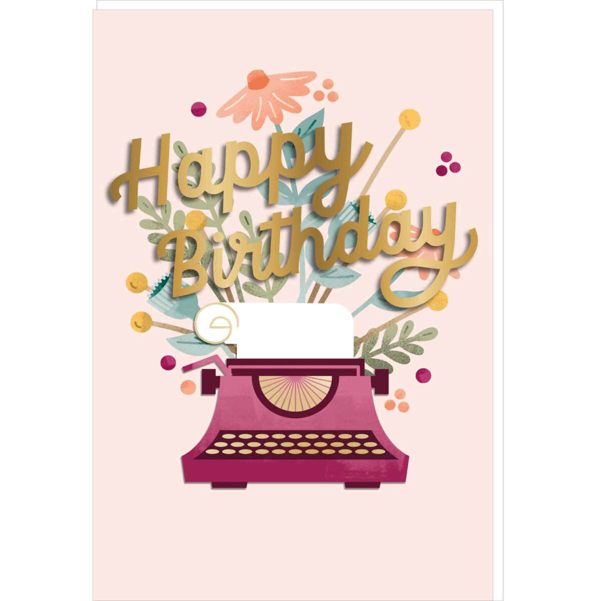 Tarjeta FIRMA Cisnes Blancos - 11,5 x 17 cm