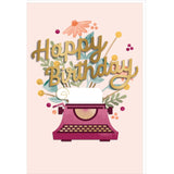 Tarjeta FIRMA Cisnes Blancos - 11,5 x 17 cm