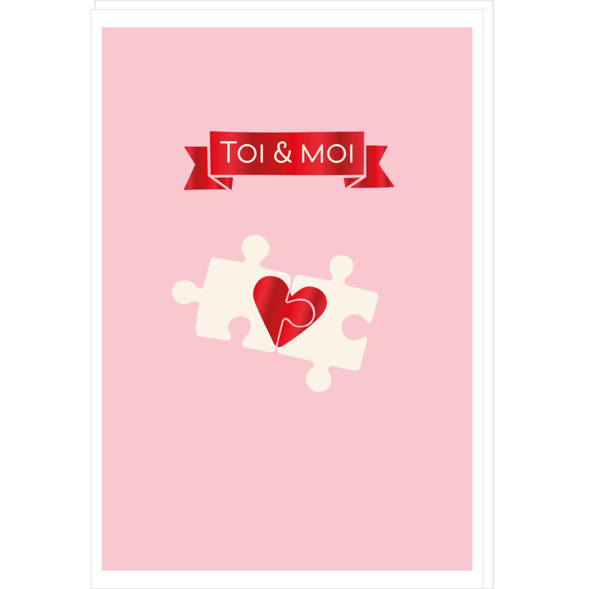 Carte Saint-Valentin Puzzle 1