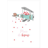 Carte Saint-Valentin Pluie bisous 1
