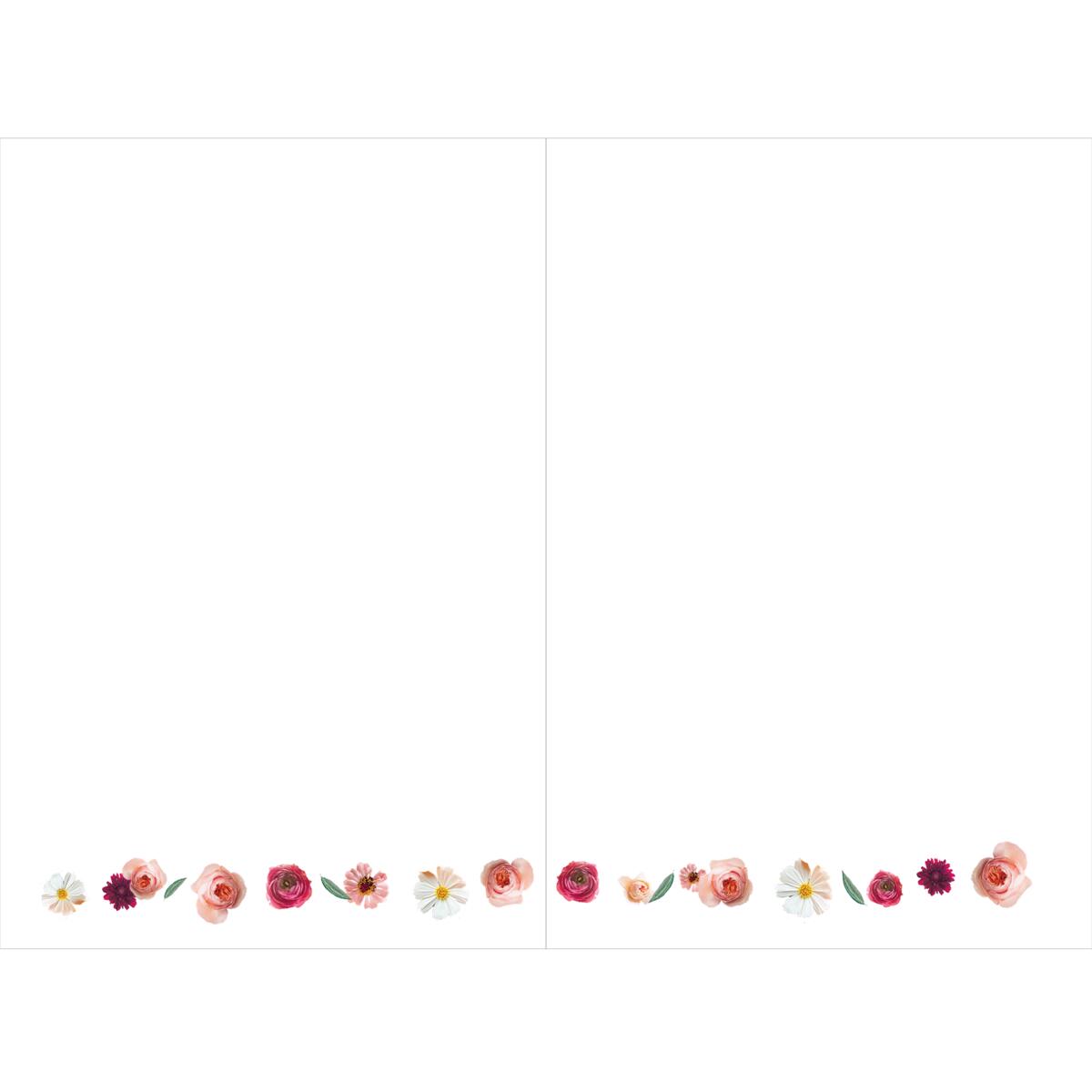 Carte Saint-Valentin Coeur fleuri 2