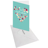 Carte Saint-Valentin Coeur fleuri 3