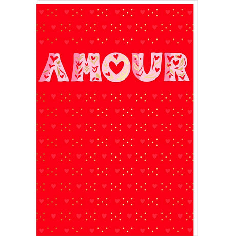 Carte Saint-Valentin AMOUR 1