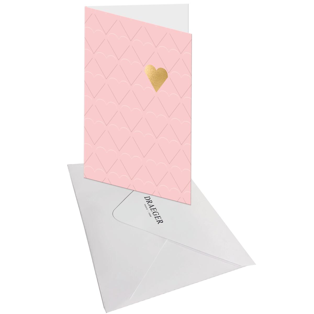 Carte Saint-Valentin Cœur en or 3
