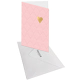 Carte Saint-Valentin Cœur en or 3