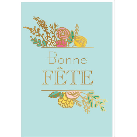 Carte fête des grands-mères Bonne fête fleurs 1