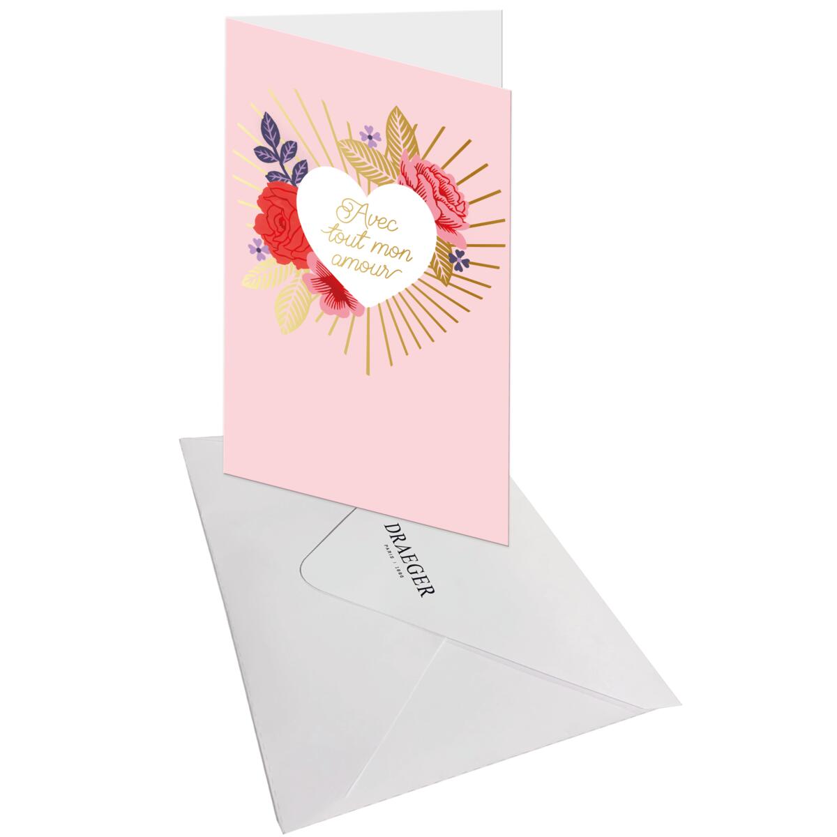 Carte fête des grands-mères Avec tout mon  amour 3