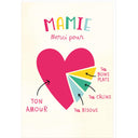 Carte fête des grands-mères Mamie coeur 1