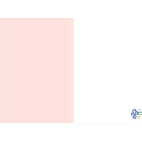 Carte de Pâques Œuf  pâques & marguerites 2