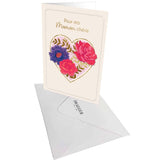 Carte Fête des mères Cœur & fleurs 3