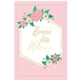 Carte Fête des mères rose "Bonne fête maman" 1