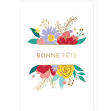 Carte Fête des mères Bonne fête bouquet 1