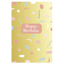 Carte anniversaire Dolce Vita Happy birthday or 1